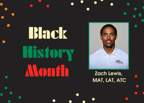 Photo of Zach Lewis, Black History Month