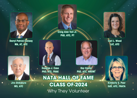 NATA Hall of Fame 2024: Volunteering