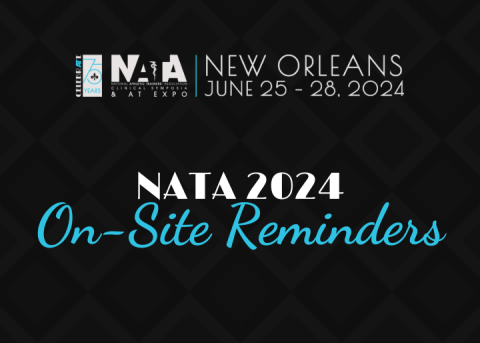 NATA 2024: On-Site Reminders