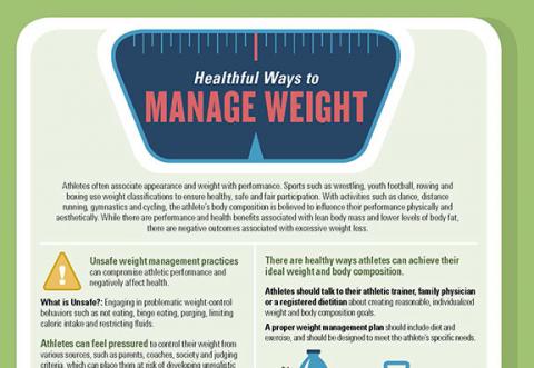 Weight management for sports
