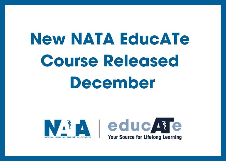 New NATA EducATe Courses Released December, NATA EducATe logo